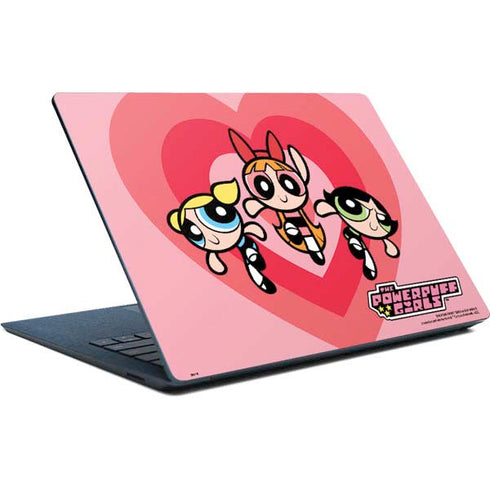 Cartoon Network Powerpuff Girls Hearts Surface Laptop Skin